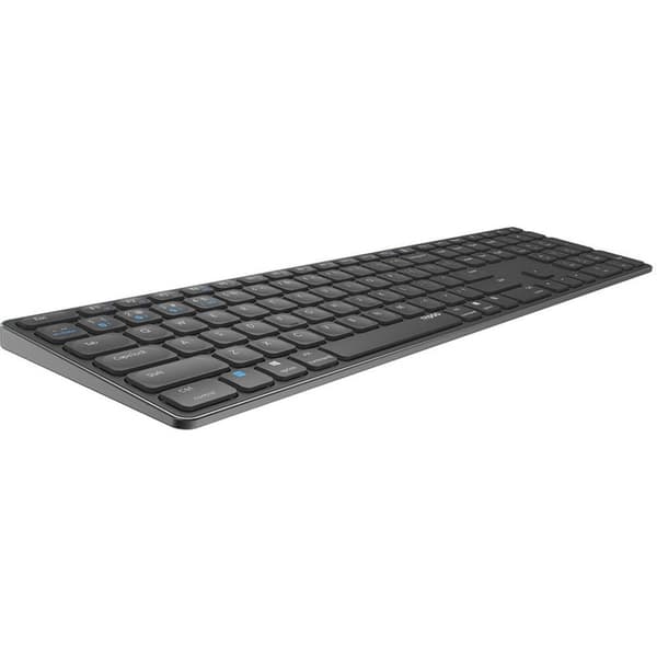 RAPOO Tastatur E9800M Multi-Mode Trådløs Mørkegrå