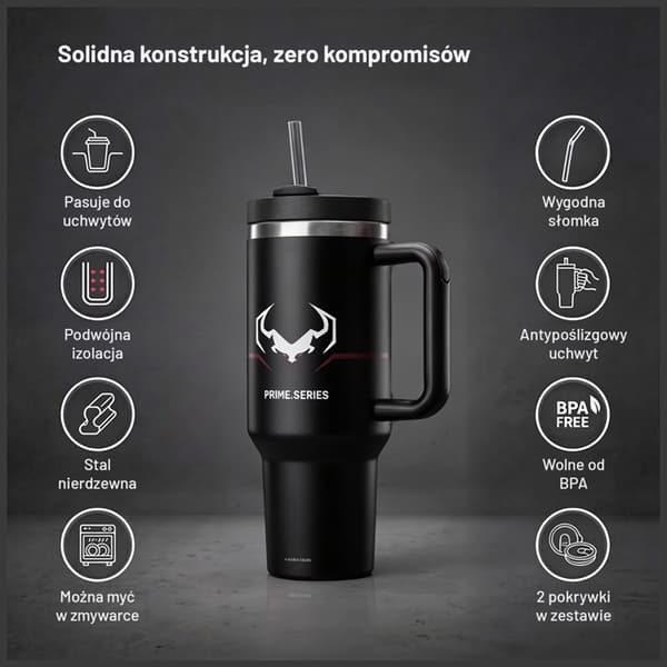 Diablo Termosmuki kahvalla - Musta