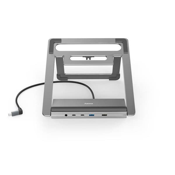 Hama USB-C-telakointiasema 12in1 - Musta
