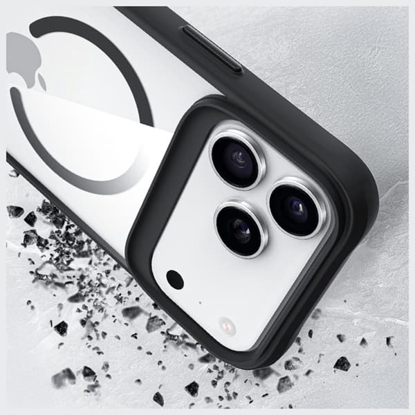 3MK Mobilskal till iPhone 17 Pro Max MagSafe Satin Armor - Transparent