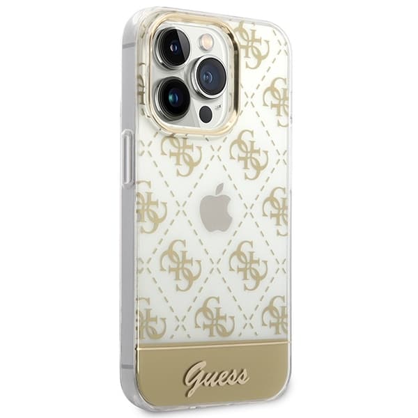 Guess telefontaske til iPhone 14 Pro MagSafe 4G mønsterscript