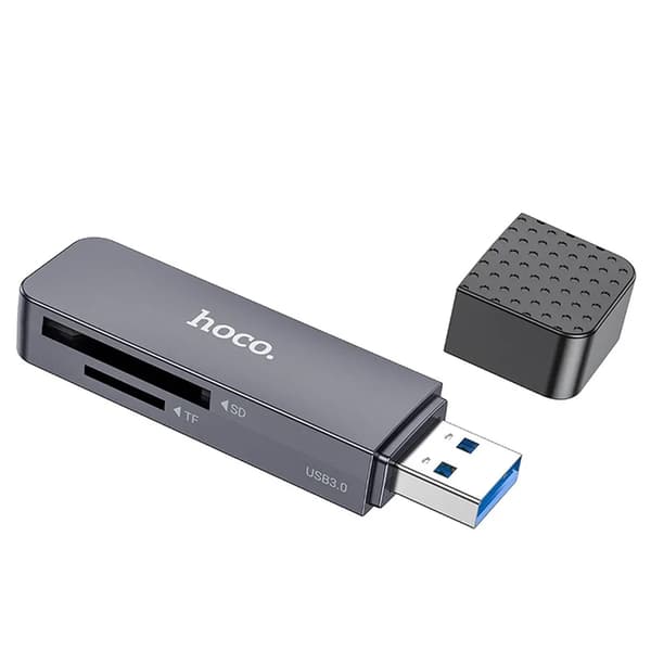 HOCO kortlæser 2i1 USB A 2.0 HB45