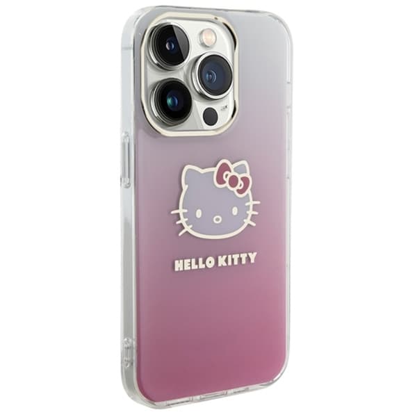 Hello Kitty Mobilskal till iPhone 13 Pro Kitty Head - Rosa