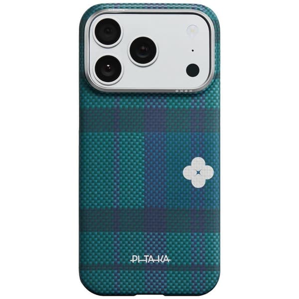 PITAKA Mobilskal För iPhone 17 Pro Max Magsafe Flora in Grid Edge - Forest Dawn