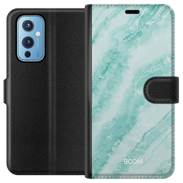 Plånboksfodral till OnePlus 9 med Mint Marble