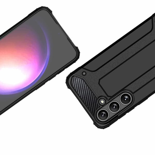 Mobilskal till Galaxy S24 FE Hybrid Armor - Blå