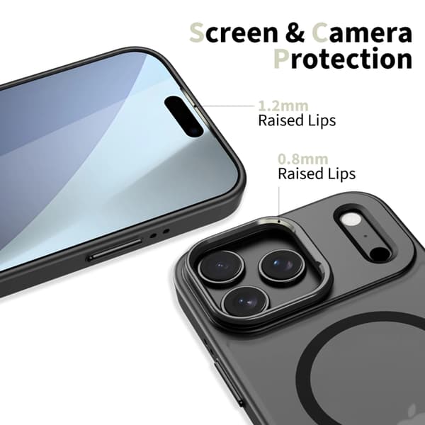 Tech-Protect Mobilskal till iPhone 17 Pro Magsafe Kickstand - Matte Svart