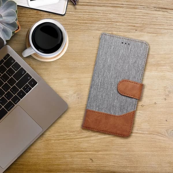 iPhone 17 Pung Taske Jeans - Grå
