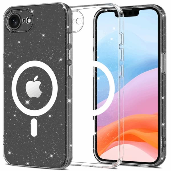 Tech-Protect Mobilskal till iPhone 16e/17e Magsafe Flexair - Glitter