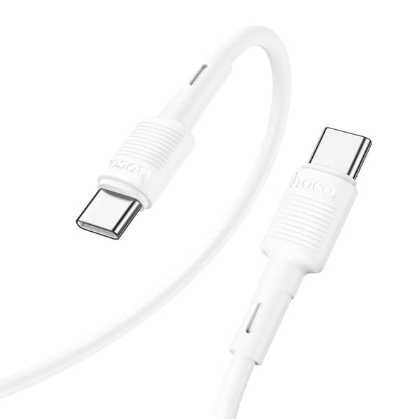 HOCO USB-C till USB-C Kabel PD 3A 60W X83 1 m white