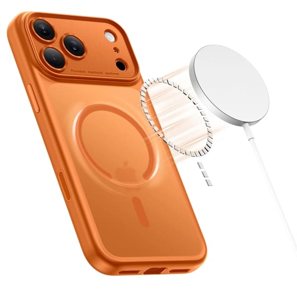 Tech-Protect telefontaske til iPhone 17 Pro Magsafe Peak - Kosmisk Orange