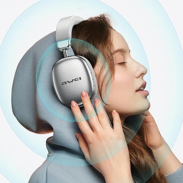 Awei Over-Ear Høretelefoner Trådløs Bluetooth AT7 - Sort