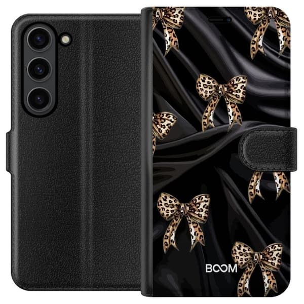 Pung Taske til Samsung Galaxy S24+ med Leopard Sløjfe