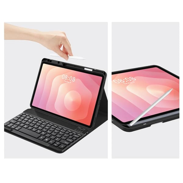 Tech-Protect Galaxy Tab S11 -kotelo näppäimistöllä - Musta