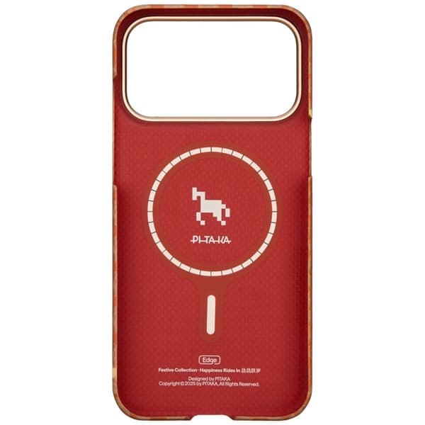 PITAKA Mobilskal För iPhone 17 Pro Max MagSafe Happiness Rides Edge