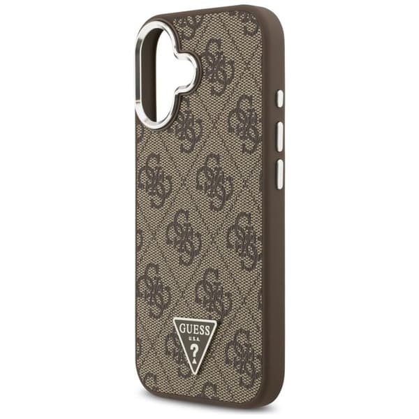 Guess Mobilskal till iPhone 17 MagSafe 4G Triangle Logo - Brun