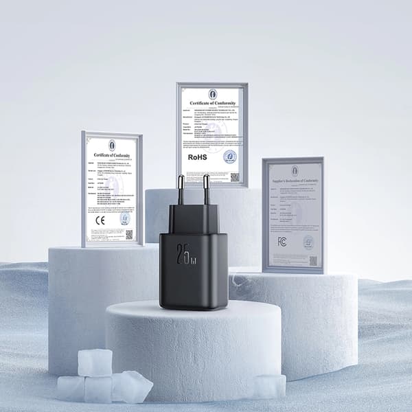Joyroom Hurtigoplader 25W USB-C SFC PPS PD - Sort