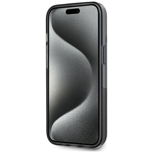 Karl Lagerfeld iPhone 15 Taske MagSafe Glitter Monogram Gradient