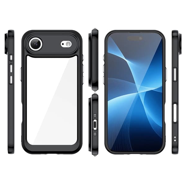 Mobilskal till iPhone Air Outer Space - Svart/Transparent