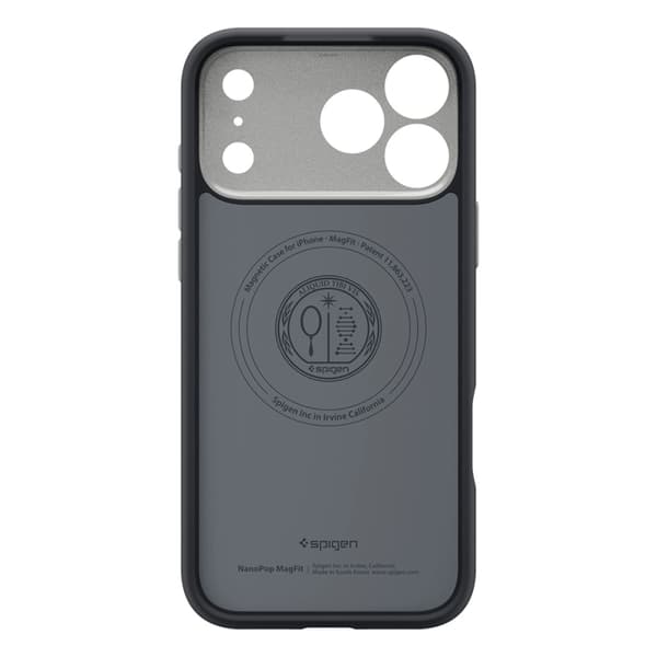 Spigen Mobilcover til iPhone 18 Pro Max/17 Pro Max Magsafe Nano Pop - Sort