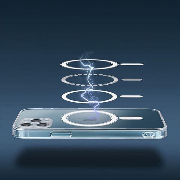 iPhone 13 Magsafe Clear MID -läpinäkyvä puhelinkotelo
