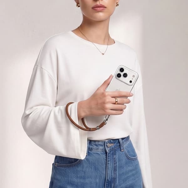 Tech-Protect Mobilrem Wrist C11S - Walnut Brun