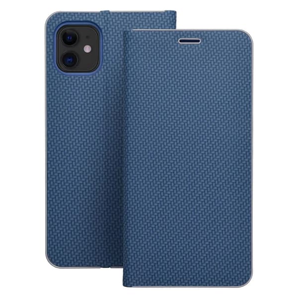 iPhone 17 Pro Plånboksfodral Luna Carbon - Blå