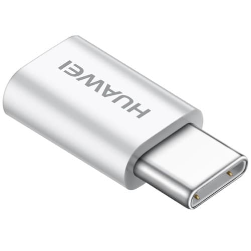 Huawei USB Adapter Micro-USB Till Typ-C AP52 - Vit