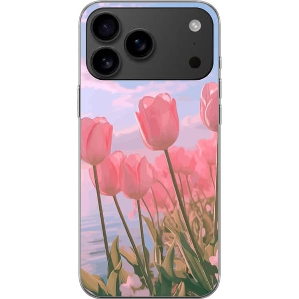 Mobilskal till Apple iPhone 17 Pro Max med Rosa Tulpaner