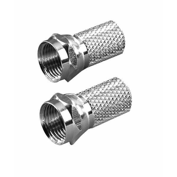 Vivanco F-liitin 6,5 mm, 2 kpl