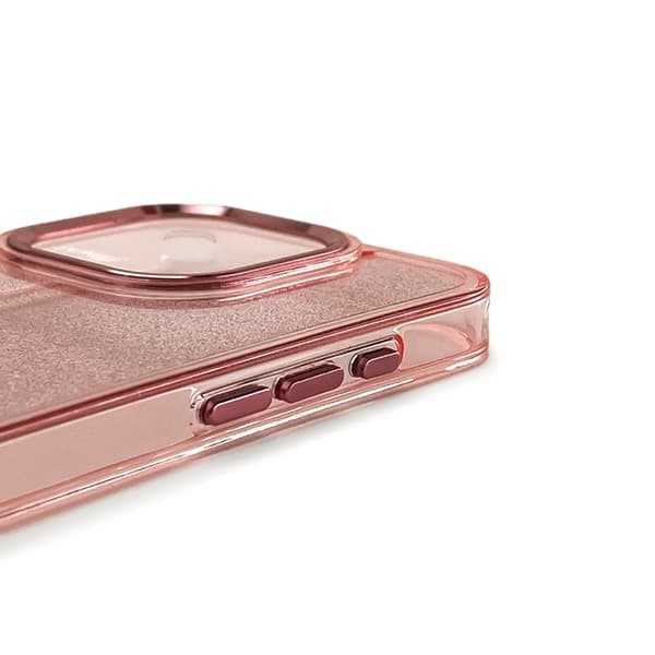 Telefontaske til iPhone 16e Glitter - Pink