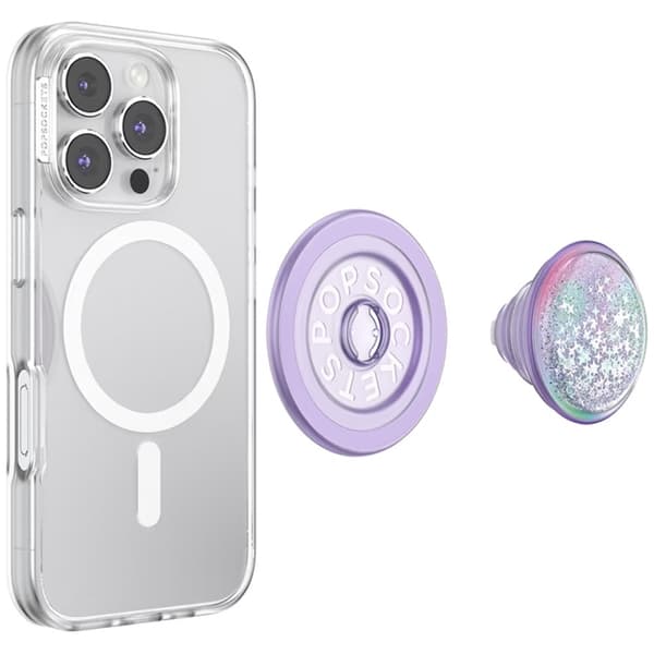 PopSockets Tidepool Squishy Unicorn Magic MagSafe Mobilgrip - Lavendel