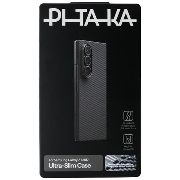 PITAKA Telefontaske til Galaxy Z Fold 7 MagSafe Ultra-Slim - Sort Grå