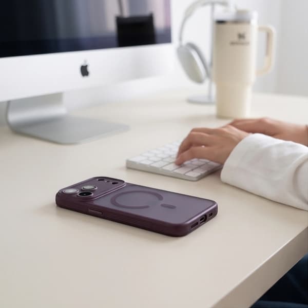 Tech-Protect Mobilskal För iPhone 18 Pro/17 Pro Magsafe Magprime - Cherry
