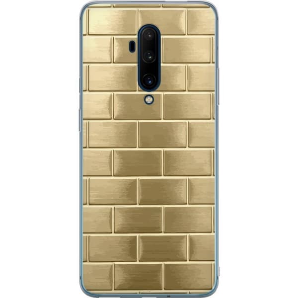 Taske til OnePlus 7T Pro med gyldne mursten
