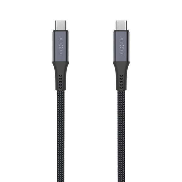 FIXED ARMOR USB 4.0 240W USB-C/C 20Gpbs -kaapeli 1.2m Harmaa