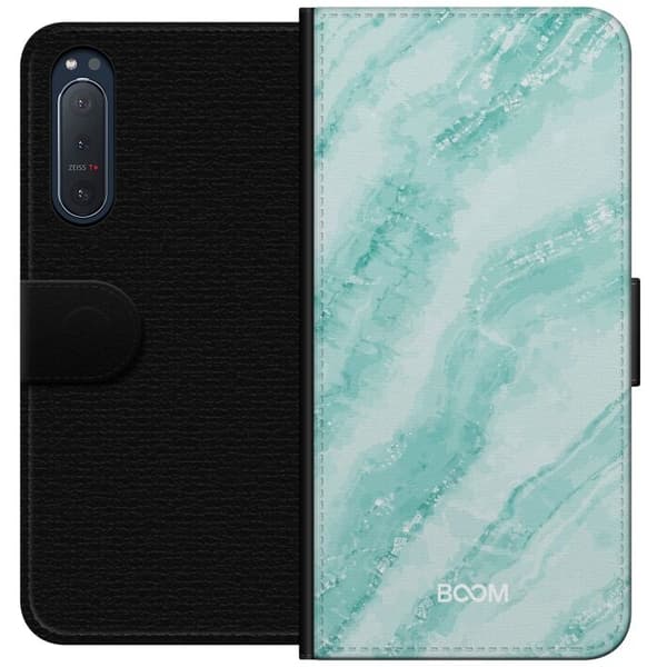 Pung Taske til Sony Xperia 5 II med Mint Marmor