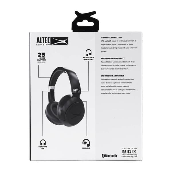 ALTEC Headphone Chill Trådløs Over-Ear Sort