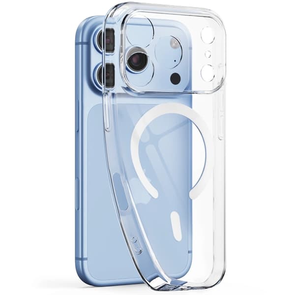 Tech-Protect Mobilskal För iPhone 18 Pro/17 Pro Magsafe Flexair - Clear
