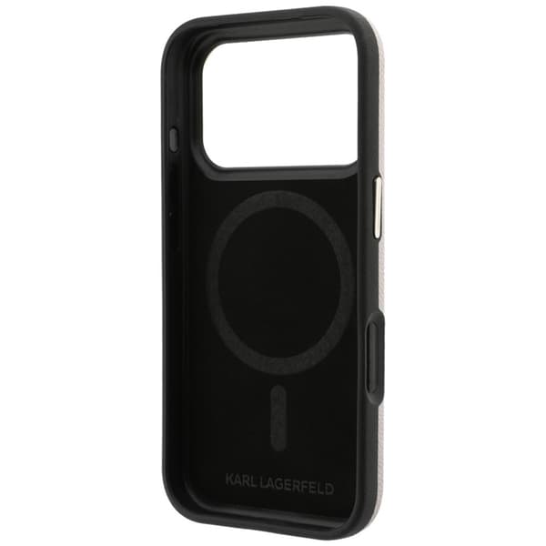 Karl Lagerfeld Mobilskal För iPhone 18 Pro/17 Pro Magsafe Grained Resin