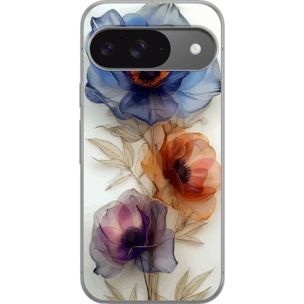 Mobilskal till Google Pixel 9 med Silkesblommor