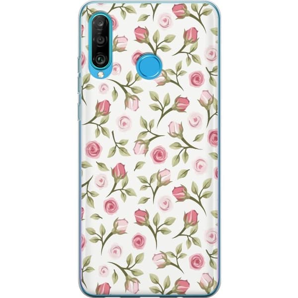 Mobilskal till Huawei P30 lite med Blommigt