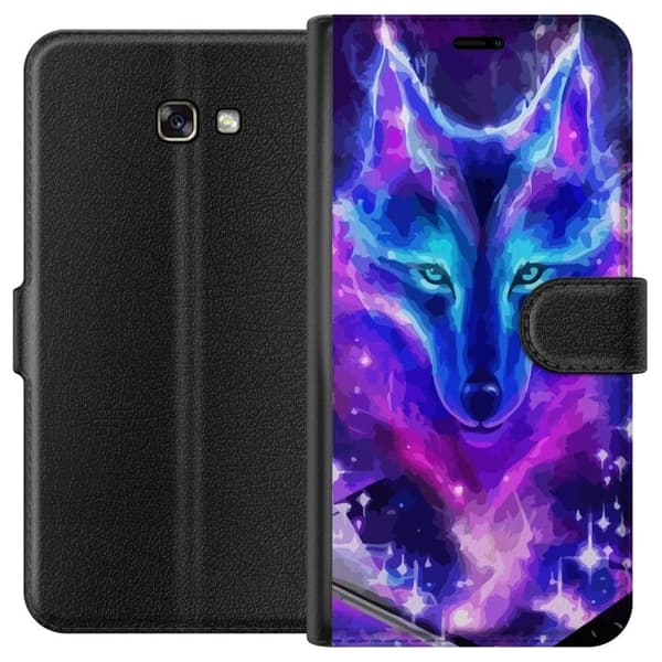 Pung Taske til Samsung Galaxy A3 (2017) med Neon Wolf