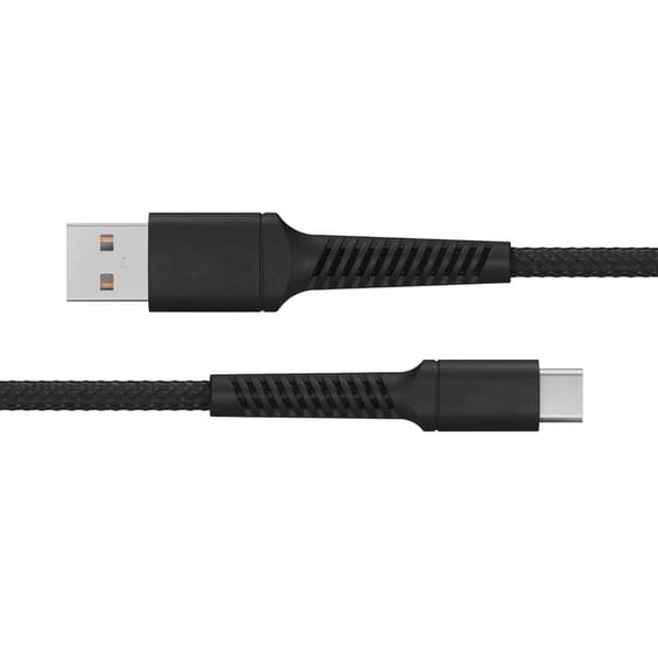 X2O Longlife 60W USB-A/C-kabel 2 m sort