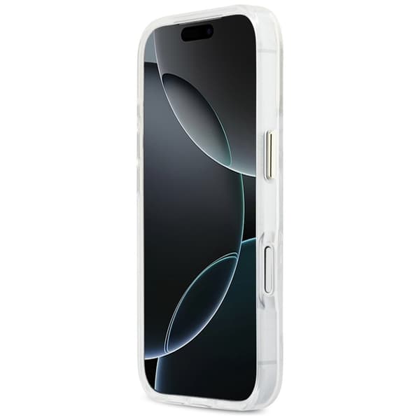 Guess Mobilskal För iPhone 17 Pro MagSafe  IML Gradient Script Metal - Vit