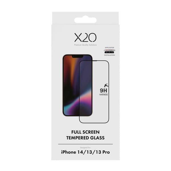 X2O Full Screen Skyddsglas Apple iPhone 14/13/13 Pro