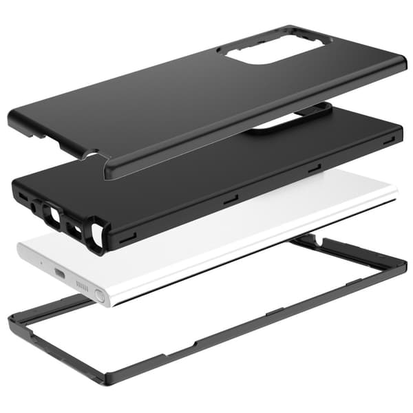 Hybrid Taske Til Samsung Galaxy Note20 Ultra - Sort