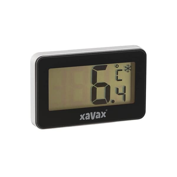 XAVAX Termometer Digital til Køleskab/Fryser Sort