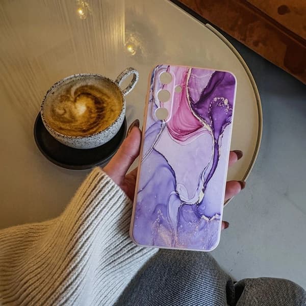 Tech-Protect Mobilskal till Xiaomi Redmi 15C Icon - Marble