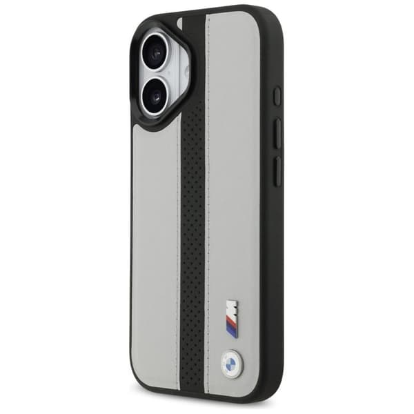 BMW Mobilskal till iPhone 17 MagSafe M Perforated Stripe Logo - Grå